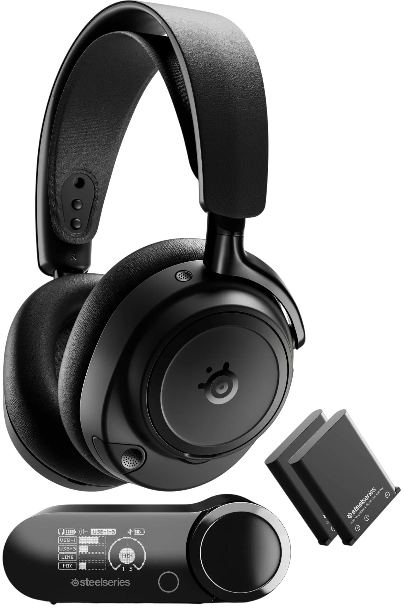 SteelSeries Arctis Nova Elite Wireless Gaming Headset - Obsidian by SteelSeries - Refurbished - Very Good condition - US$455.98