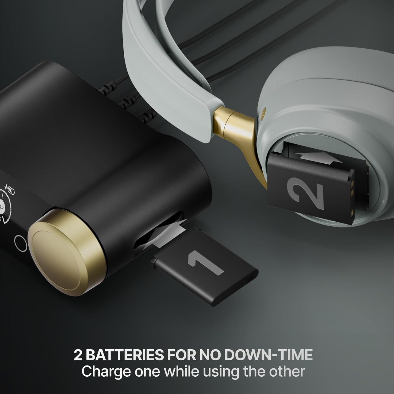 SteelSeries Arctis Nova Elite Wireless Gaming Headset - Sage & Gold by SteelSeries - Image 12