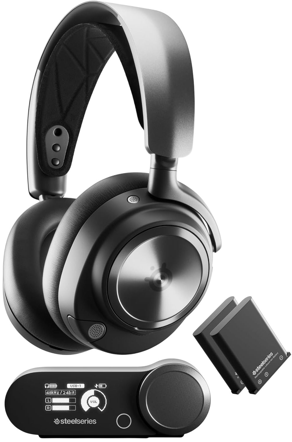SteelSeries Arctis Nova Pro Wireless Gaming Headset for PC - Black by SteelSeries - Refurbished - Like New condition - US$353.98