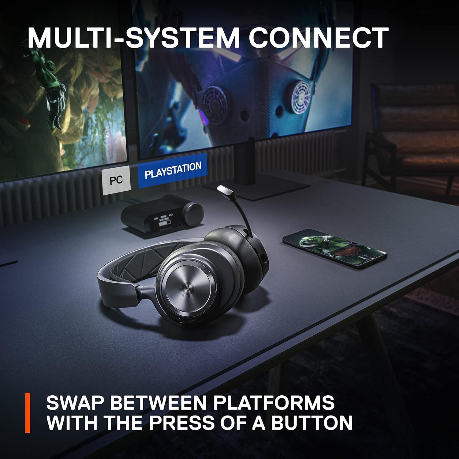 SteelSeries Arctis Nova Pro Wireless Gaming Headset for PlayStation - White by SteelSeries - Image 12