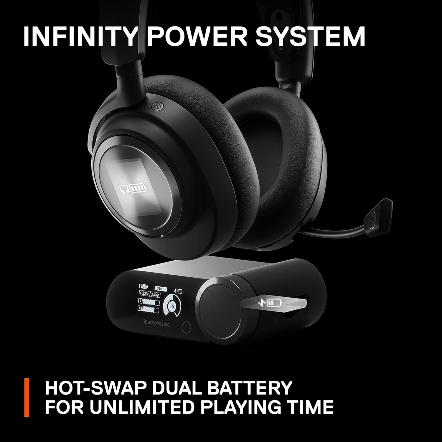 SteelSeries Arctis Nova Pro Wireless Gaming Headset for PlayStation - White by SteelSeries - Image 10