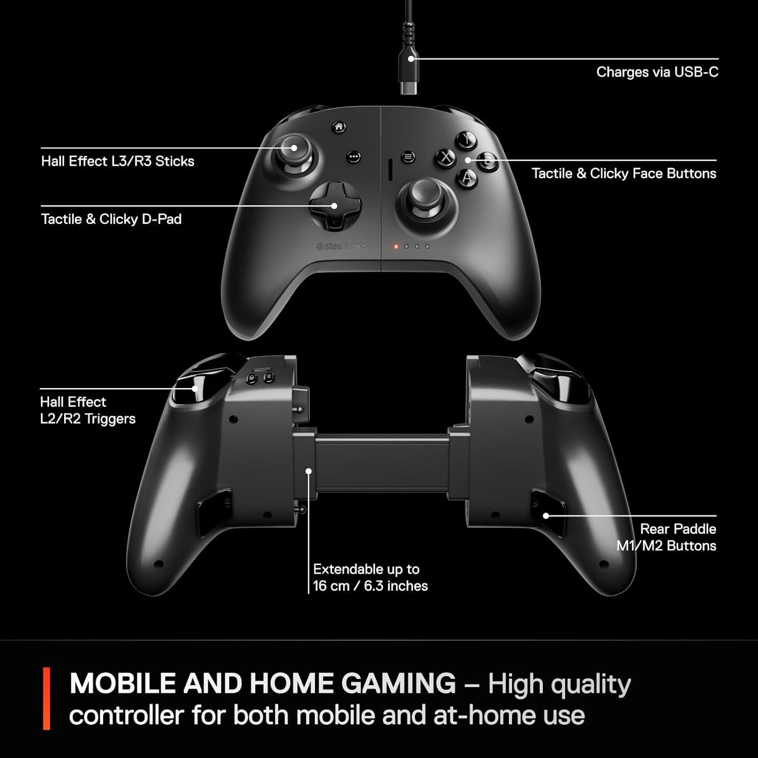 SteelSeries Nimbus Cloud Dual Mode Controller - Black by SteelSeries - Image 15