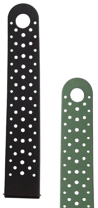 Strap Studio Active Rubber Watch Band 20mm - Black/Khaki by Strap Studio - Refurbished - Very Good condition - US$30.98