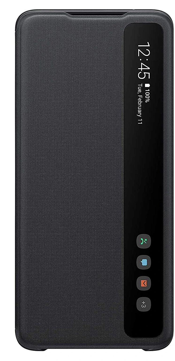 Samsung S-View Flip Phone Cover for Samsung Galaxy S20 Ultra 5G - Black by Samsung - Refurbished - Very Good condition - US$55.68