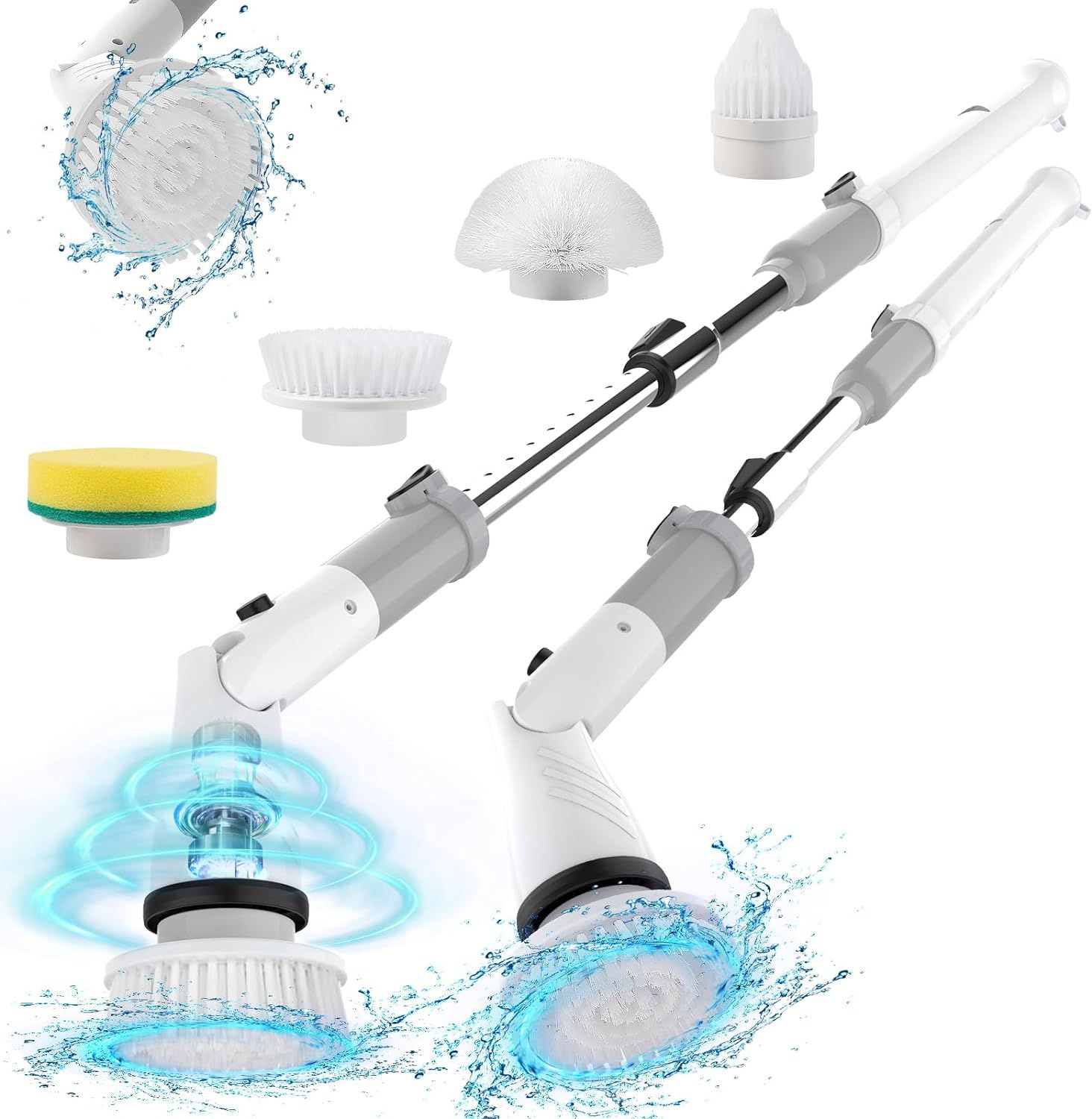 Swtroom Electric Spin Scrubber with Cordless Power Brush - White by Swtroom - Refurbished - Very Good condition - US$32.22