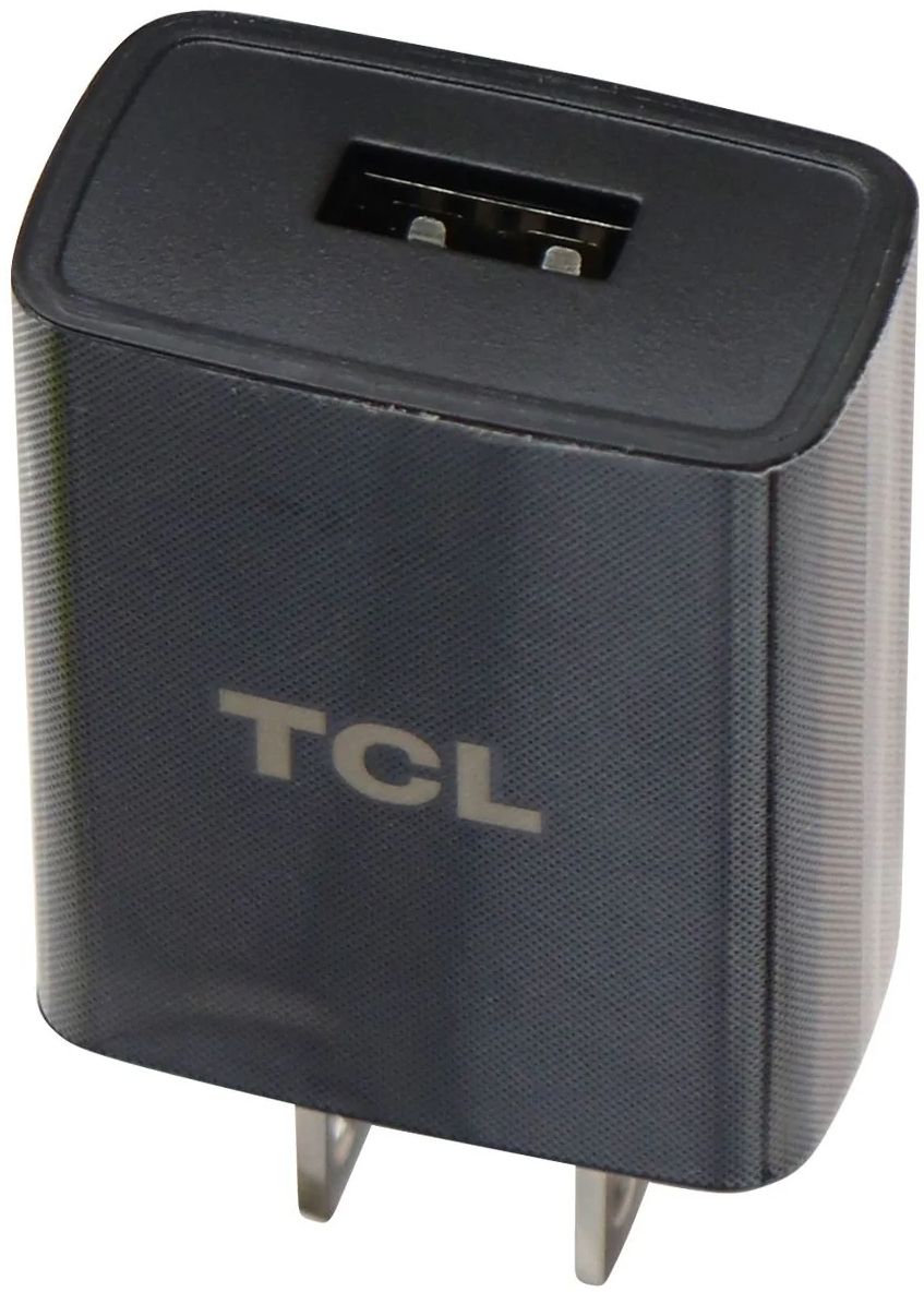 TCL Single USB Port Wall Charger Travel Adapter (UC11US) - Black by TCL - Refurbished - Brand New condition - US$8.31