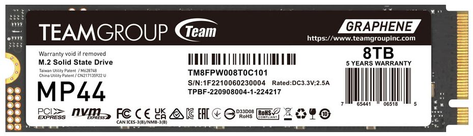 Team Group Elite MP44 M.2 PCIe 4.0 SSD - 1TB - Black by Team Group - Image 5