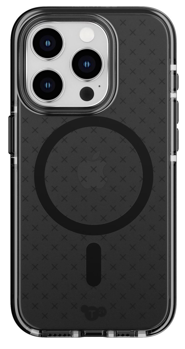 Tech21 Evo Check MagSafe Phone Case for iPhone 15 Pro Max - Smokey Black by Tech21 - Refurbished - Brand New condition - US$13.93