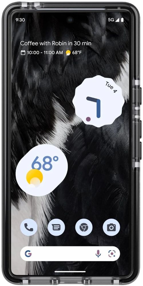 Tech21 EvoCheck Phone Case for Google Pixel 7 - Smokey Black by Tech21 - Image 2