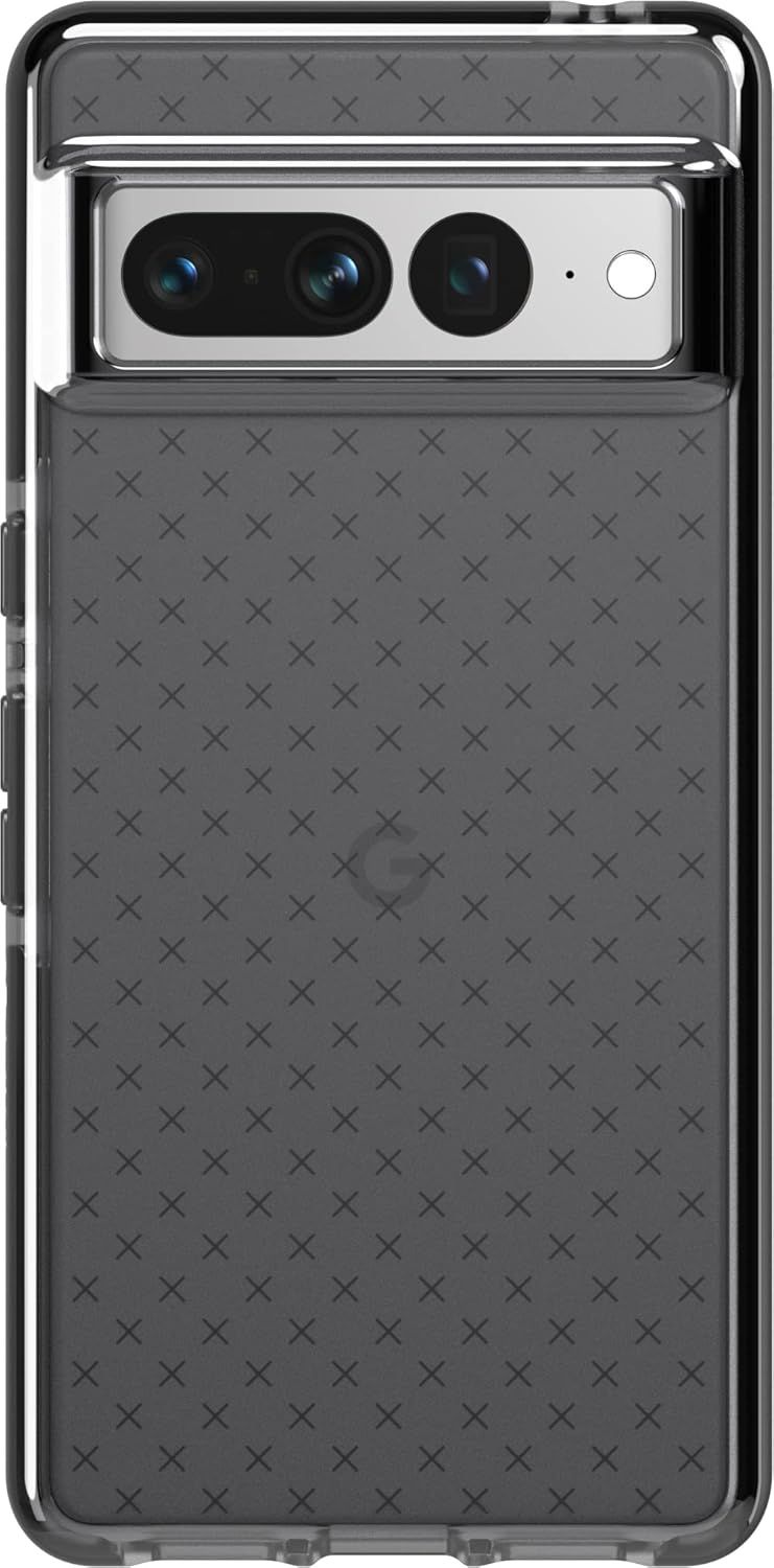 Tech21 Evo Check Phone Case for Google Pixel 7 Pro - Smokey Black by Tech21 - Refurbished - Brand New condition - US$10.08