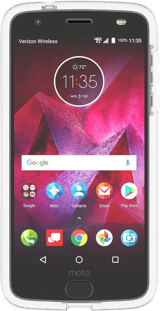 Tech21 EvoCheck Phone Case for Motorola Moto Z2 Force - Clear/White by Tech21 - Refurbished - Brand New condition - Image 6