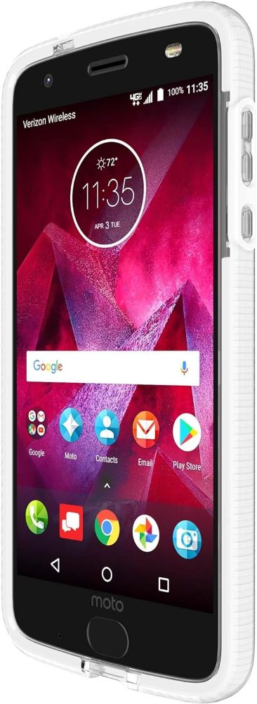 Tech21 EvoCheck Phone Case for Motorola Moto Z2 Force - Clear/White by Tech21 - Refurbished - Brand New condition - Image 7