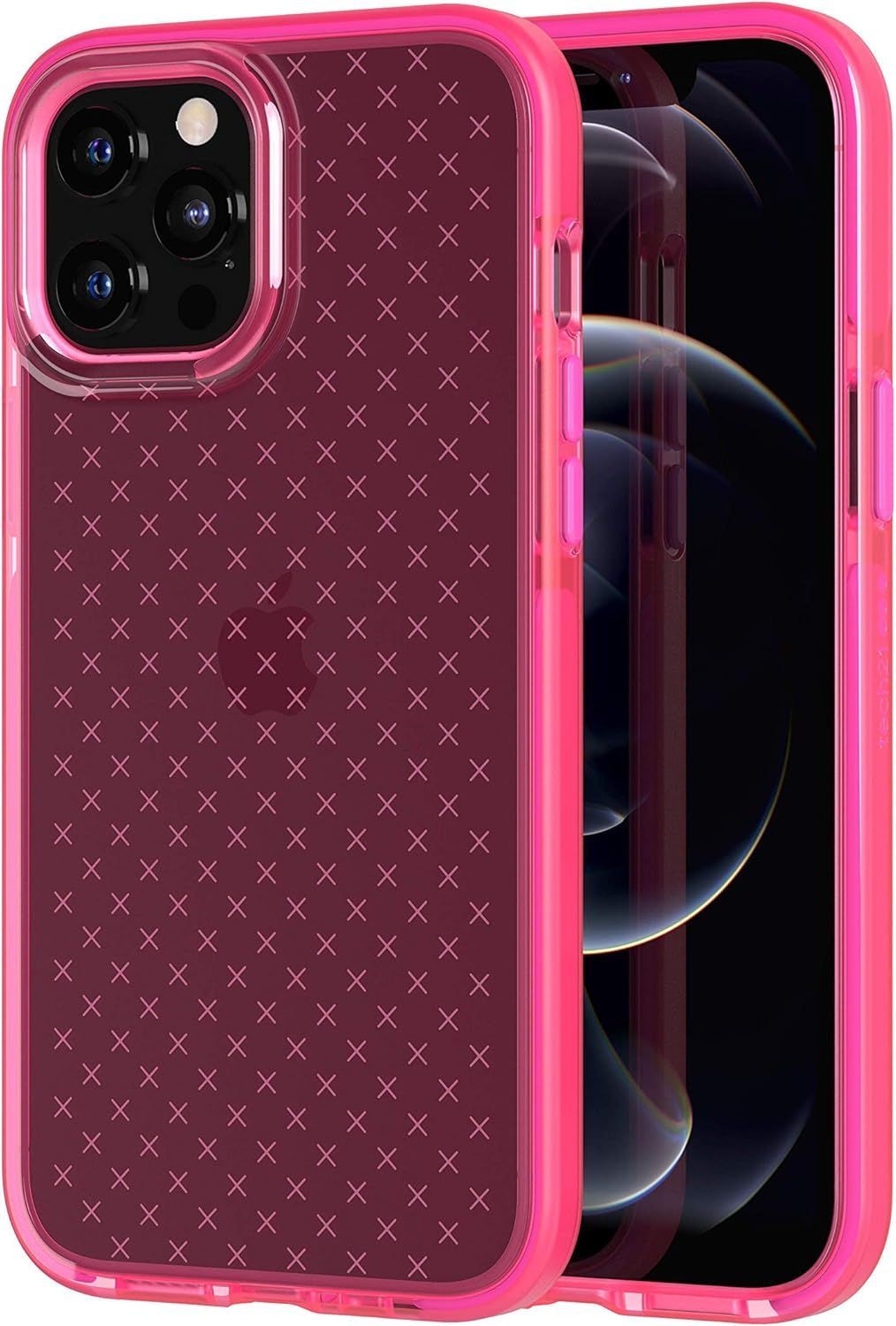 Tech21 Evo Check Series Flexible Gel Phone Case for Apple iPhone 12 Pro Max - Luminous Pink by Tech21 - Refurbished - Brand New condition - Image 4