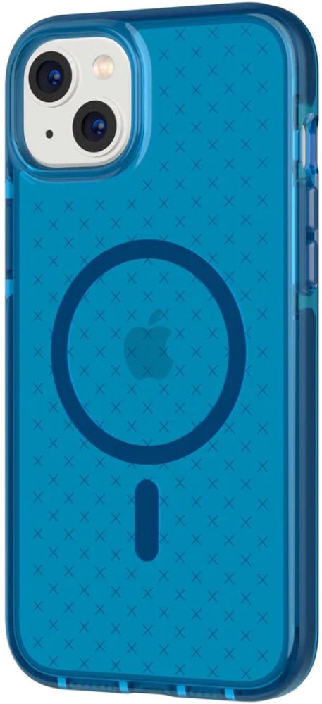 Tech21 EvoCheck Series Gel Phone Case with Magsafe for iPhone 14 Plus - Classic Blue - Like New by Tech21 - Refurbished - Like New condition - Image 5