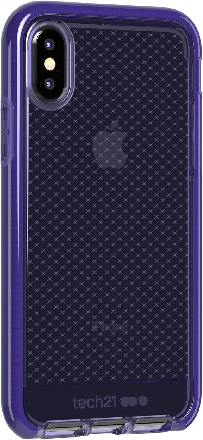 Tech21 Evo Check Series Phone Case for Apple iPhone X l iPhone Xs - Ultra Violet by Tech21 - Refurbished - Good condition - Image 2