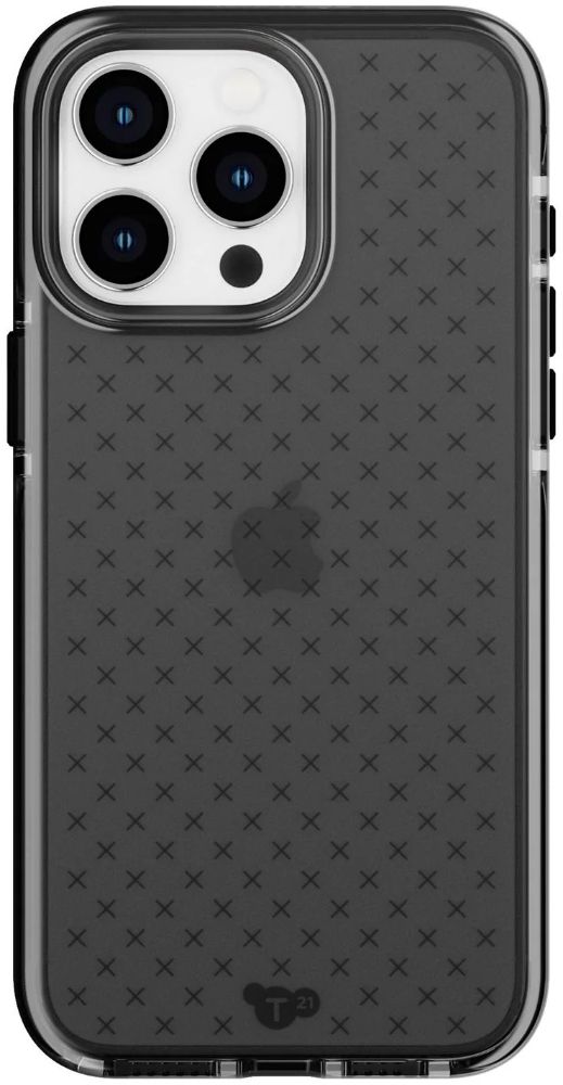 Tech21 EvoCheck Series Phone Case for iPhone 15 Pro Max - Smokey Black by Tech21 - Refurbished - Premium condition - US$8.78