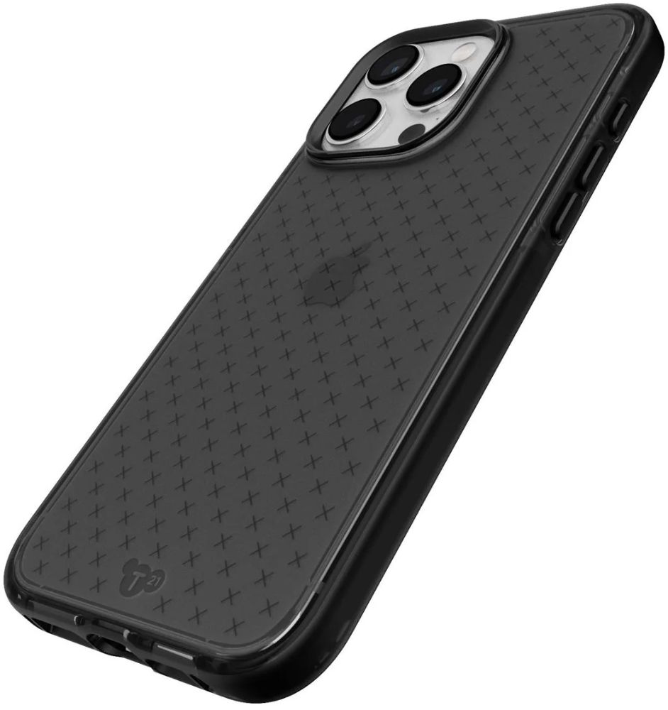 Tech21 EvoCheck Series Phone Case for iPhone 15 Pro Max - Smokey Black by Tech21 - Refurbished - Like New condition - Image 3
