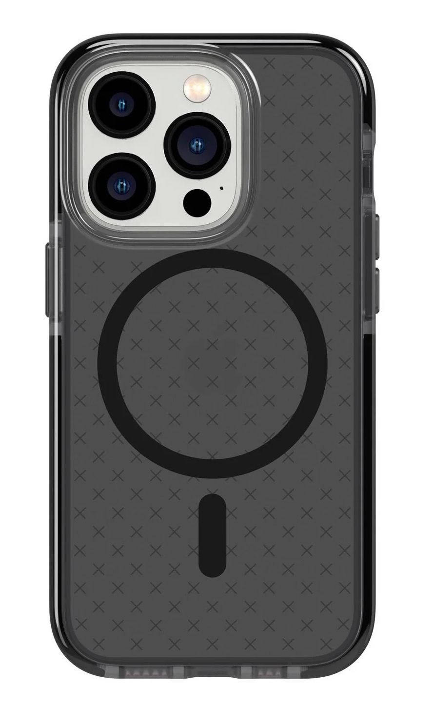 Tech21 Evo Check Series Phone Case with MagSafe for iPhone 14 Pro Max - Smokey by Tech21 - Refurbished - Very Good condition - US$20.41