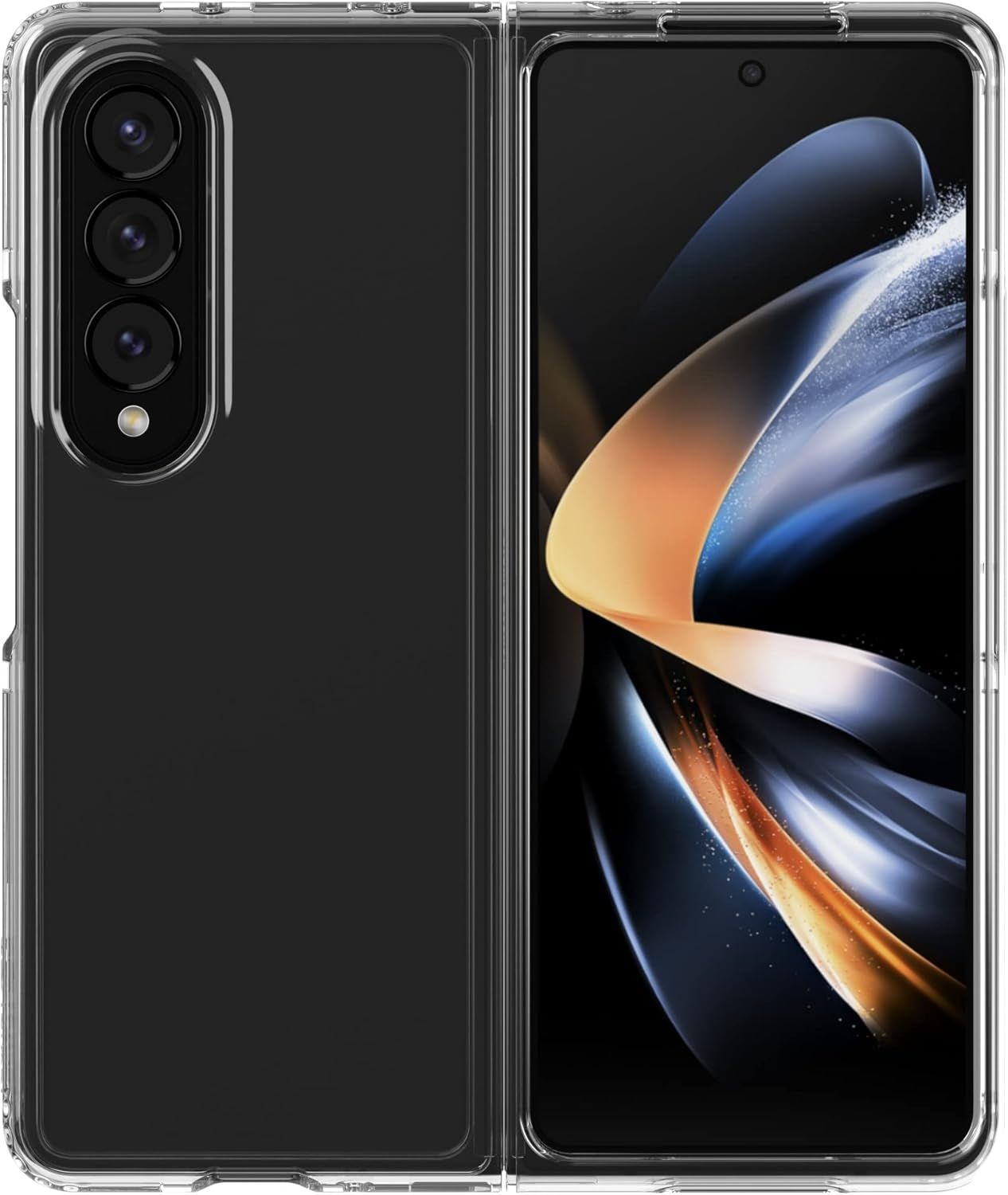 Tech21 EvoClear Phone Case for Samsung Galaxy Z Fold4 - Clear by Tech21 - Refurbished - Good condition - US$20.98