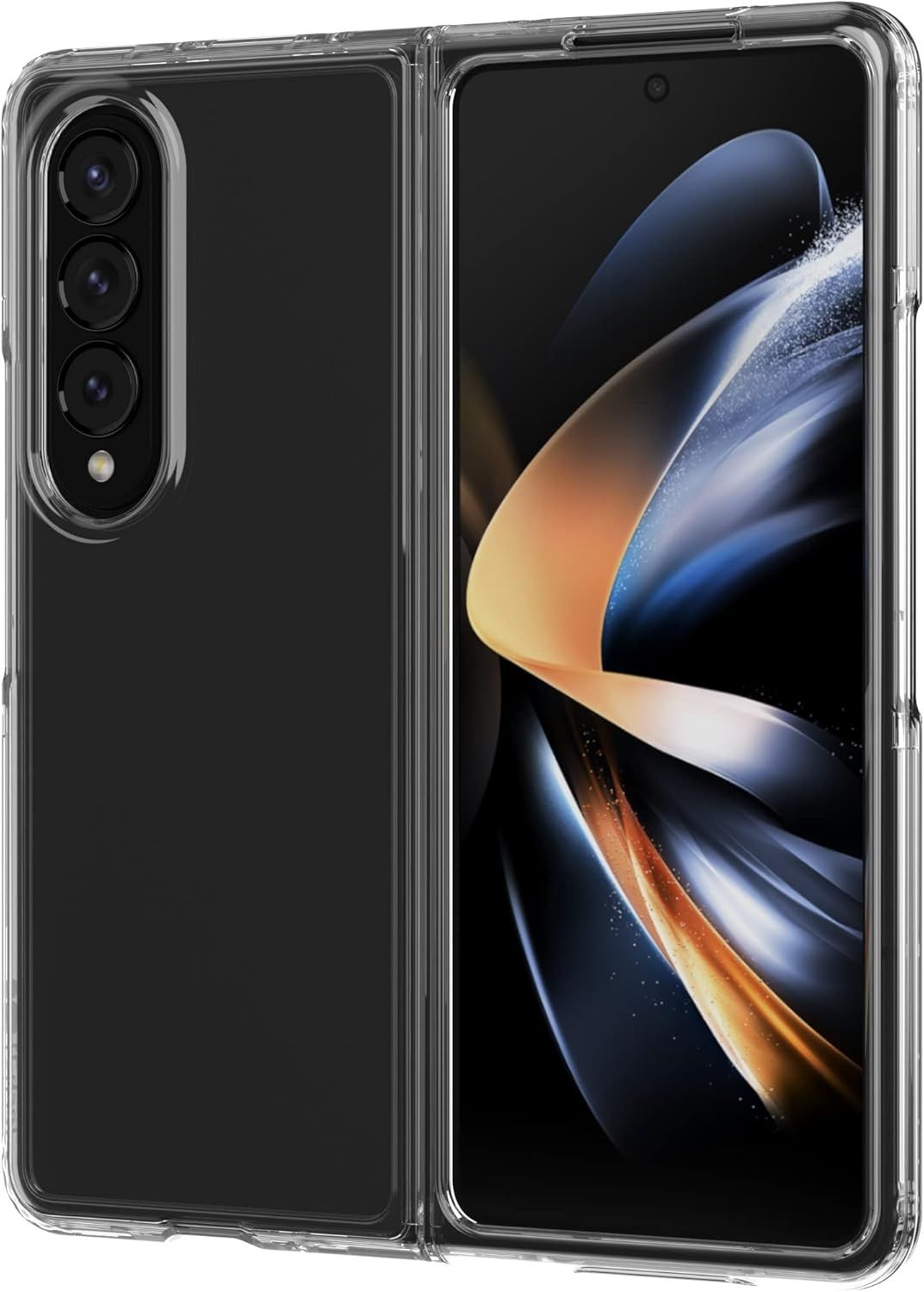 Tech21 EvoClear Phone Case for Samsung Galaxy Z Fold4 - Clear by Tech21 - Image 3