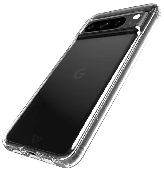 Tech21 EvoClear Series Hard Phone Case for Google Pixel 8 Pro - Clear by Tech21 - Refurbished - Brand New condition - Image 3