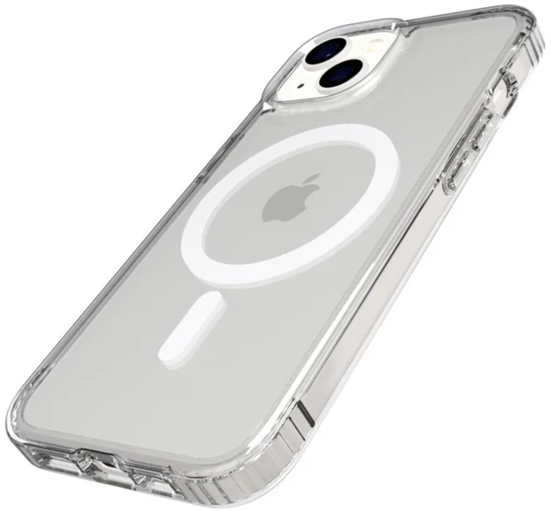 Tech21 EvoClear Series Phone Case with MagSafe for iPhone 14 - Clear by Tech21 - Image 3