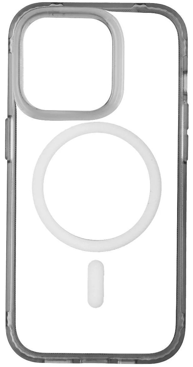 Tech21 EvoClear Series Phone Case with MagSafe for iPhone 14 Pro - Clear/White by Tech21 - Refurbished - Premium condition - US$11.47
