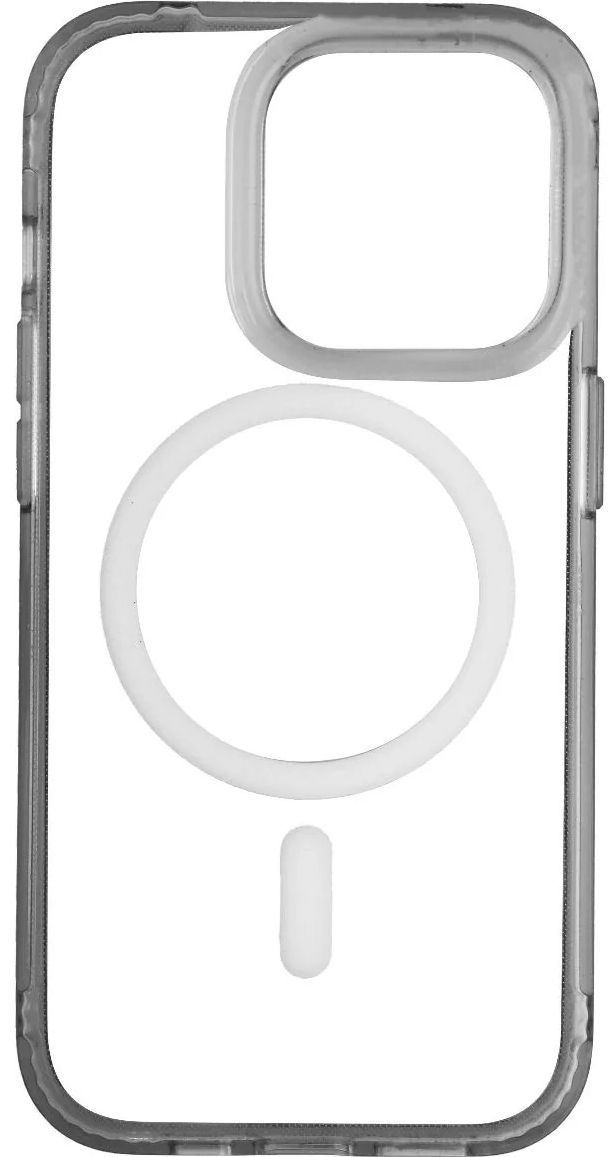 Tech21 EvoClear Series Phone Case with MagSafe for iPhone 14 Pro - Clear/White by Tech21 - Refurbished - Like New condition - Image 3