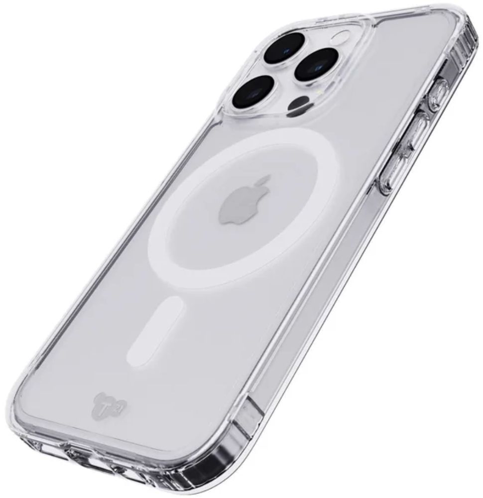 Tech21 EvoClear Phone Case with MagSafe for iPhone 15 Pro - Clear by Tech21 - Image 3