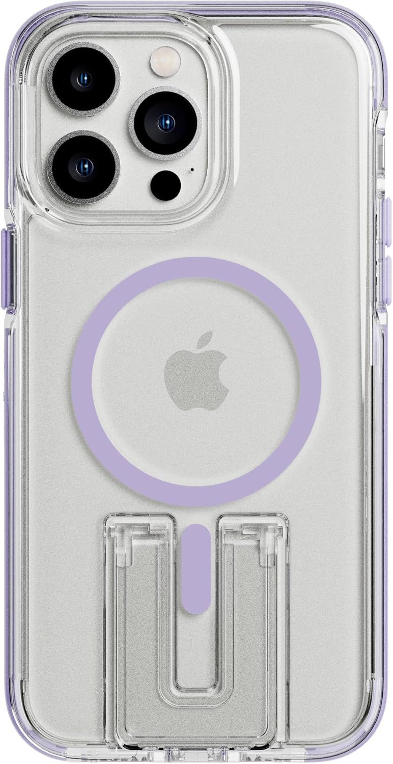 Tech21 Evo Crystal Kick Series Phone Case for MagSafe for Apple iPhone 14 Pro - Lilac by Tech21 - Refurbished - Brand New condition - US$13.93