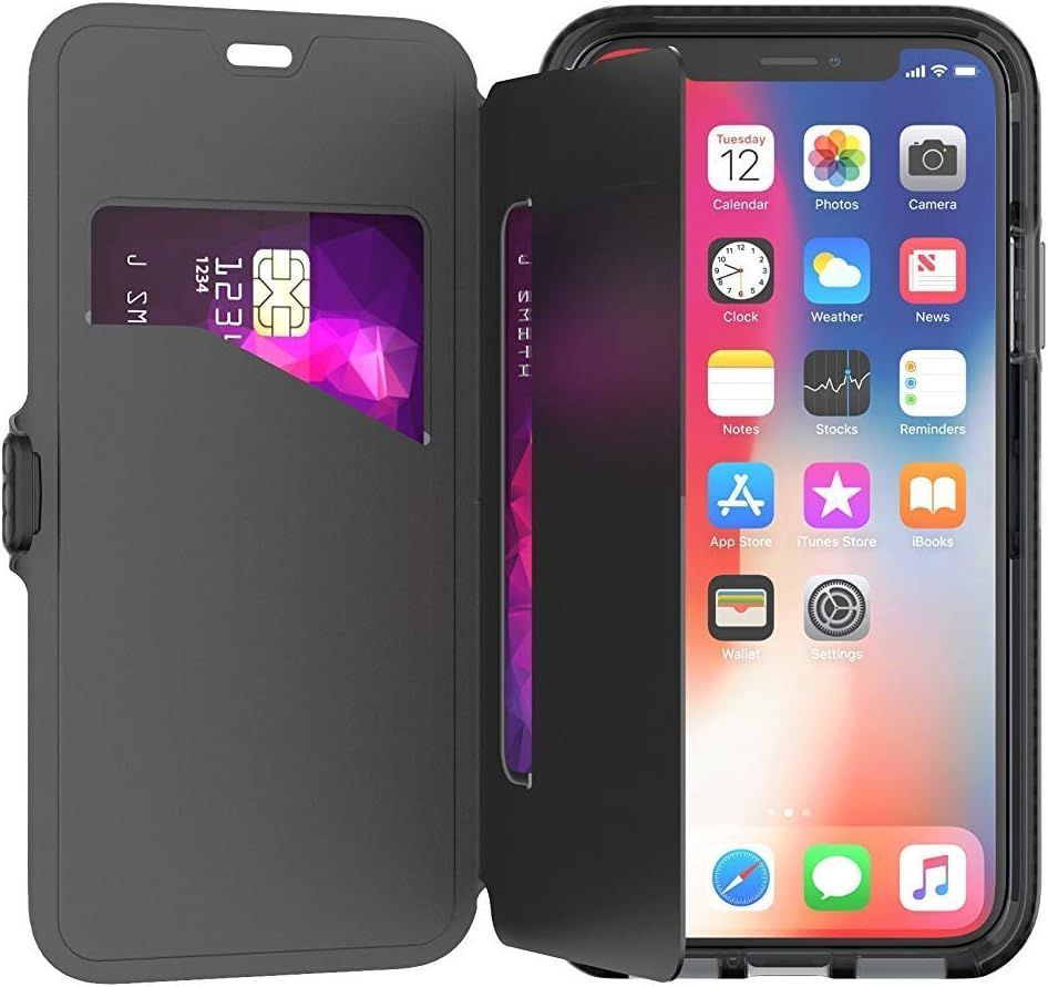 Tech21 EvoWallet Protective Folio Phone Case for iPhone XS Max - Black by Tech21 - Refurbished - Brand New condition - Image 3