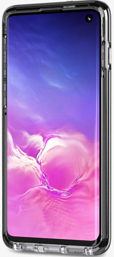 Tech21 Protective Phone Case Thin Patterned Back Cover with FlexShock for Galaxy S10 - Smokey Black by Tech21 - Refurbished - Brand New condition - Image 2