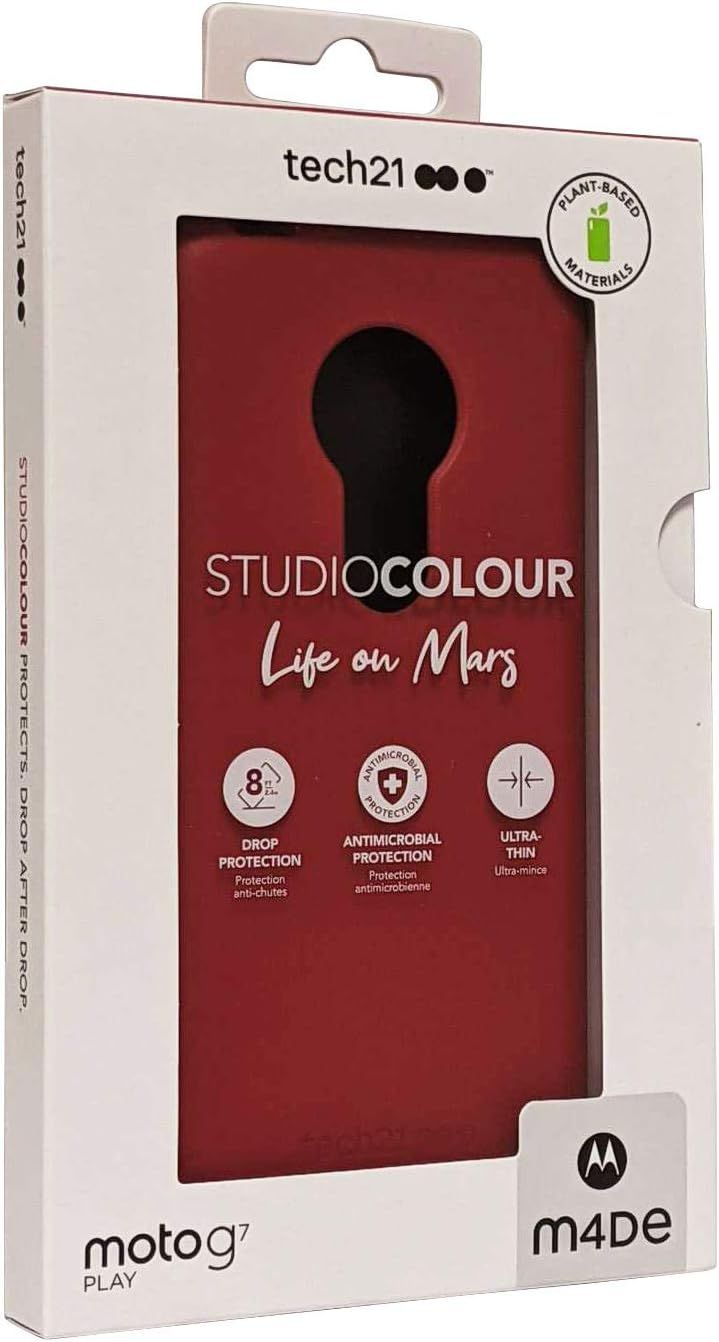 Tech21 Studio Colour Phone Case for Moto G7 Play - Red by Tech21 - Refurbished - Brand New condition - US$71.48