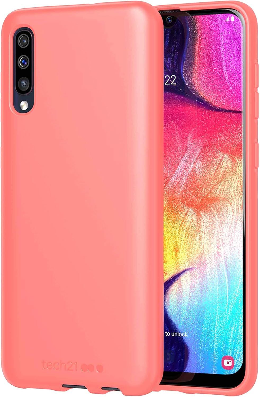 Tech21 Studio Colour Phone Case for Samsung Galaxy A50 - Coral by Tech21 - Refurbished - Very Good condition - Image 3