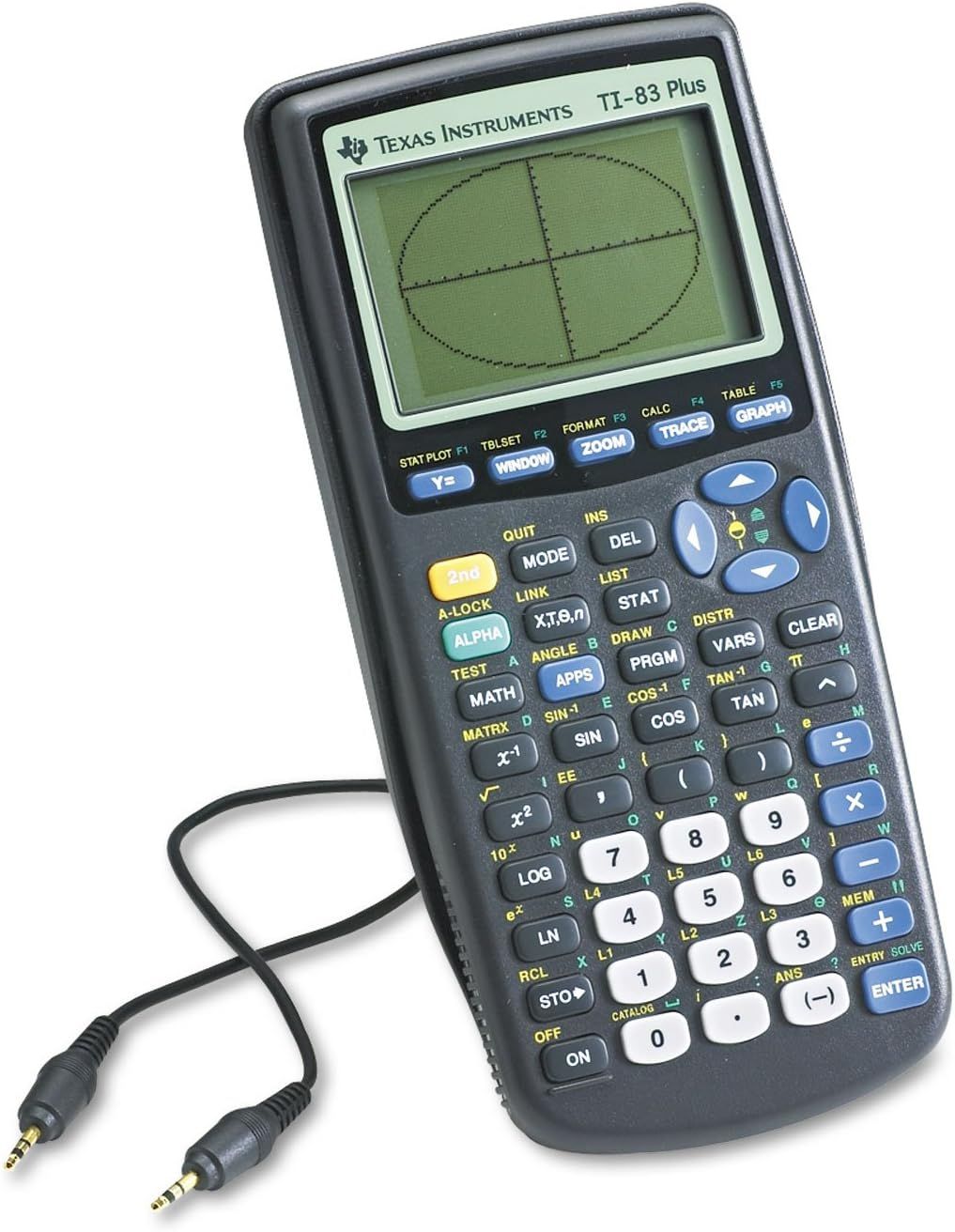 Texas Instruments TI-83 Plus Graphing Calculator with Covers SAT ACT - Gray by Texas Instruments - Refurbished - Very Good condition - US$69.48