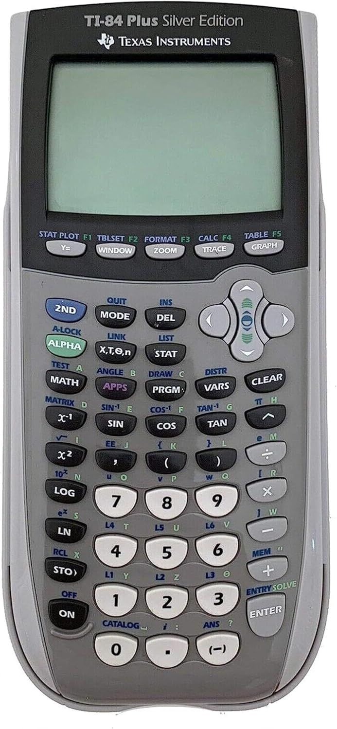 Texas Instruments TI-84 Plus Silver Edition Graphing Calculator - Gray by Texas Instruments - Refurbished - Very Good condition - US$70.48