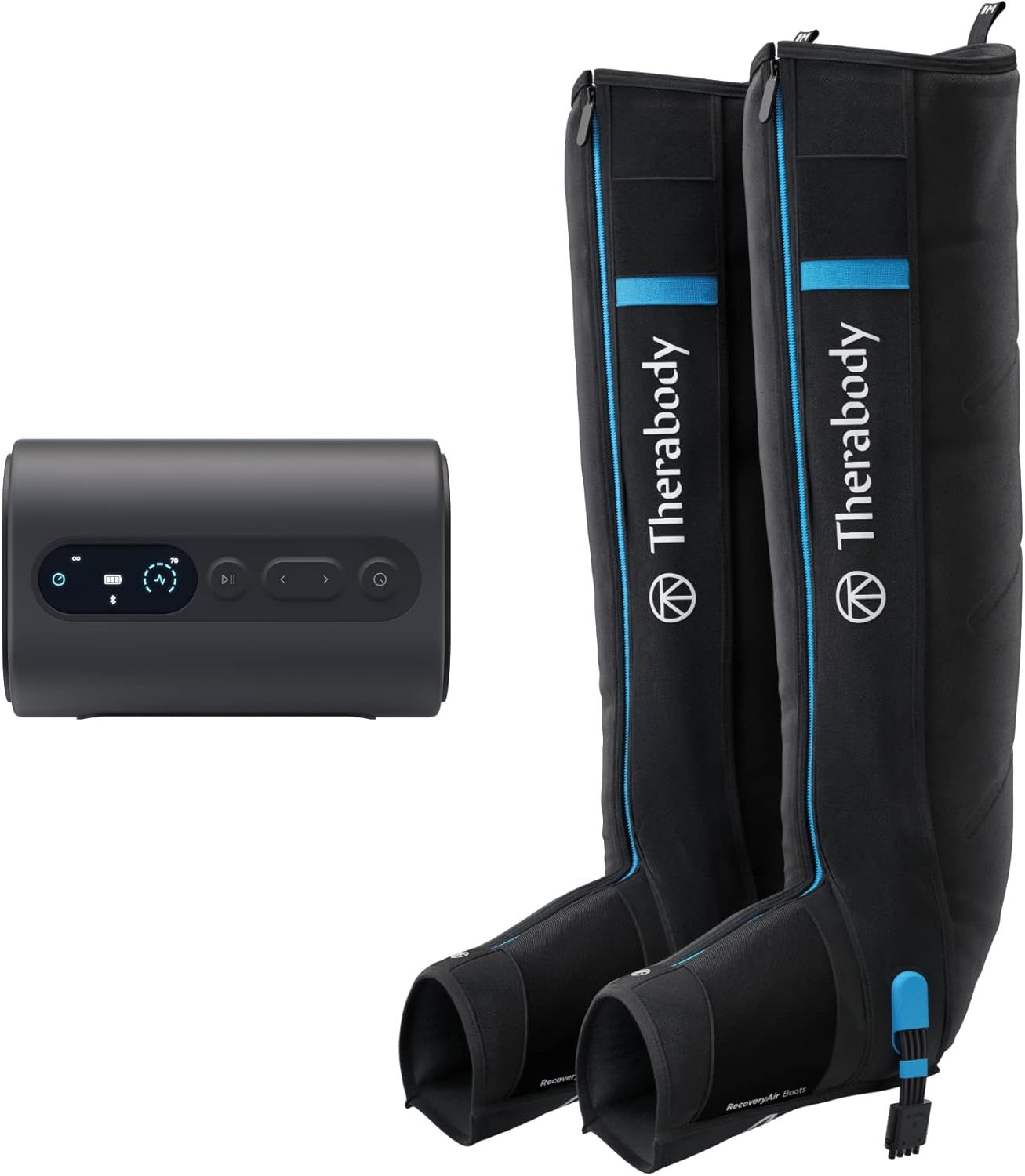 Therabody RecoveryAir Prime Compression Boots (Medium) - Black by Therabody - Image 4