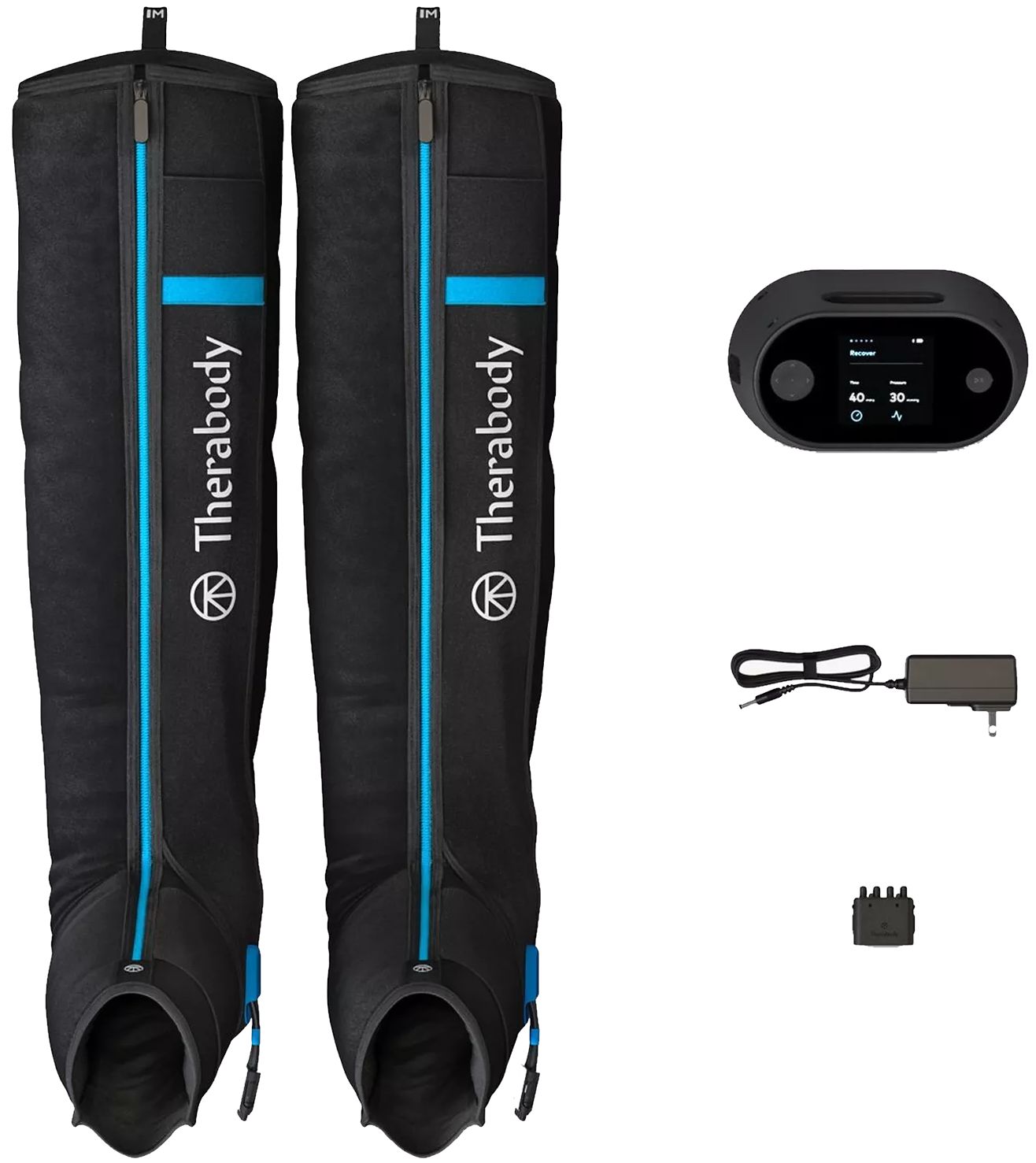 Therabody RecoveryAir Pro Compression Boots (Medium) - Black by Therabody - Image 2