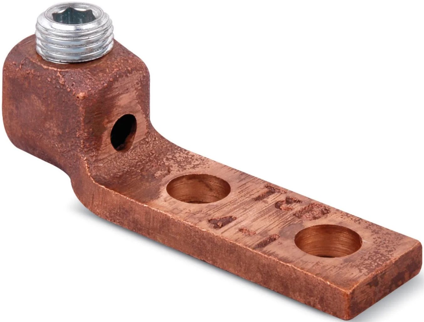 Thomas & Betts Locktite Copper Two-Hole Nema Drilled Lug 32217 - Bronze by Thomas & Betts - Refurbished - Very Good condition - US$33.40