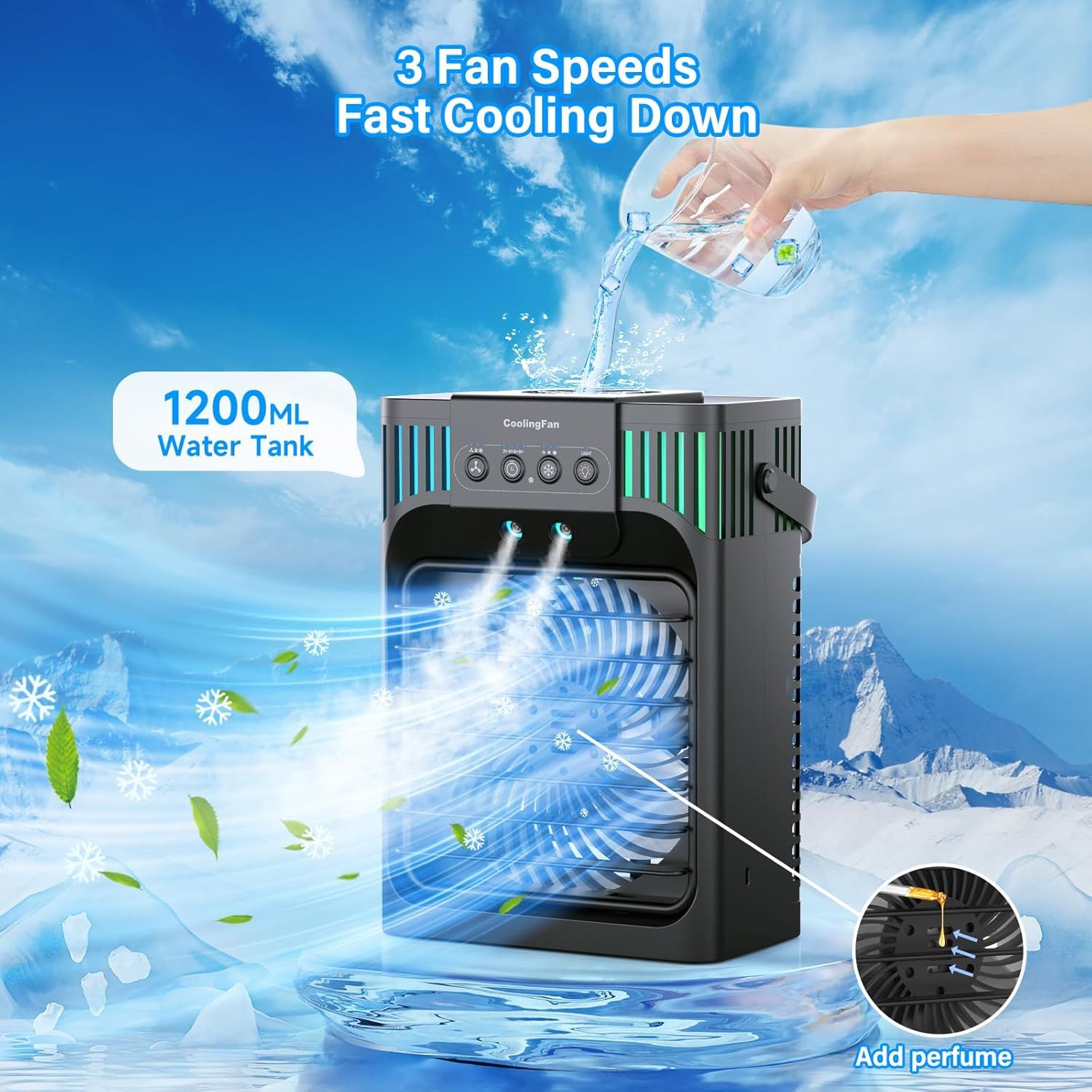 Tiokviop Portable Air Conditioner AB-1 - Black by Tiokviop - Refurbished - Very Good condition - Image 2