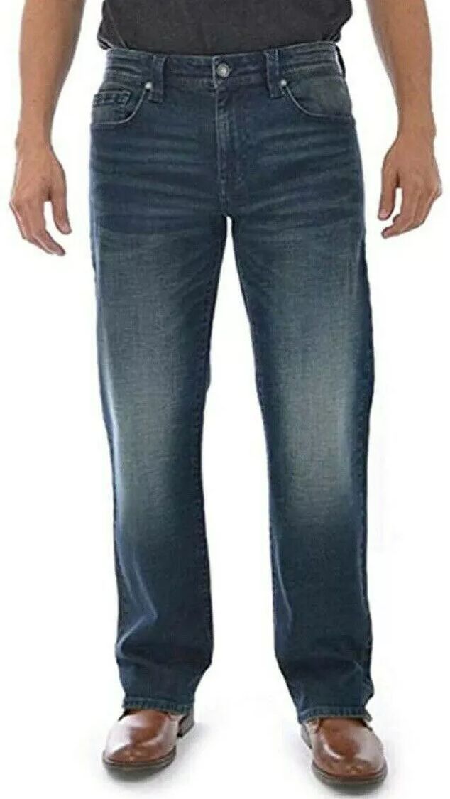 T.K. Axel Men's Slim Boot Stretch Denim - 34L Length - 32W - Water by T.K. Axel - Refurbished - Brand New condition - US$15.99