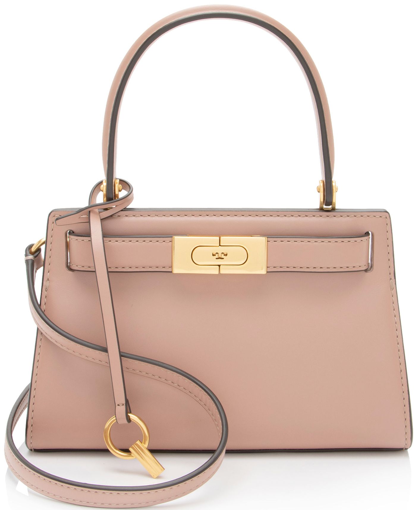 Refurbished Tory Burch Lee Radziwill Leather Nano Top Handle