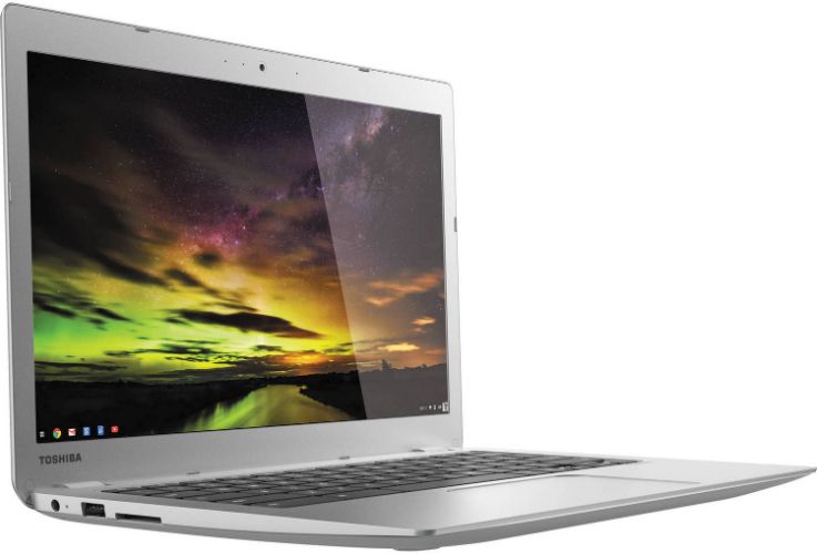 Toshiba Toshiba Chromebook 2 CB35 Laptop 13.3" - Intel Celeron 3215U 1.7GHz - 4GB - 16GB - Ice Silver - 13.3 Inch - Very Good - Standard Battery by Toshiba - Refurbished - Very Good condition - Image 3