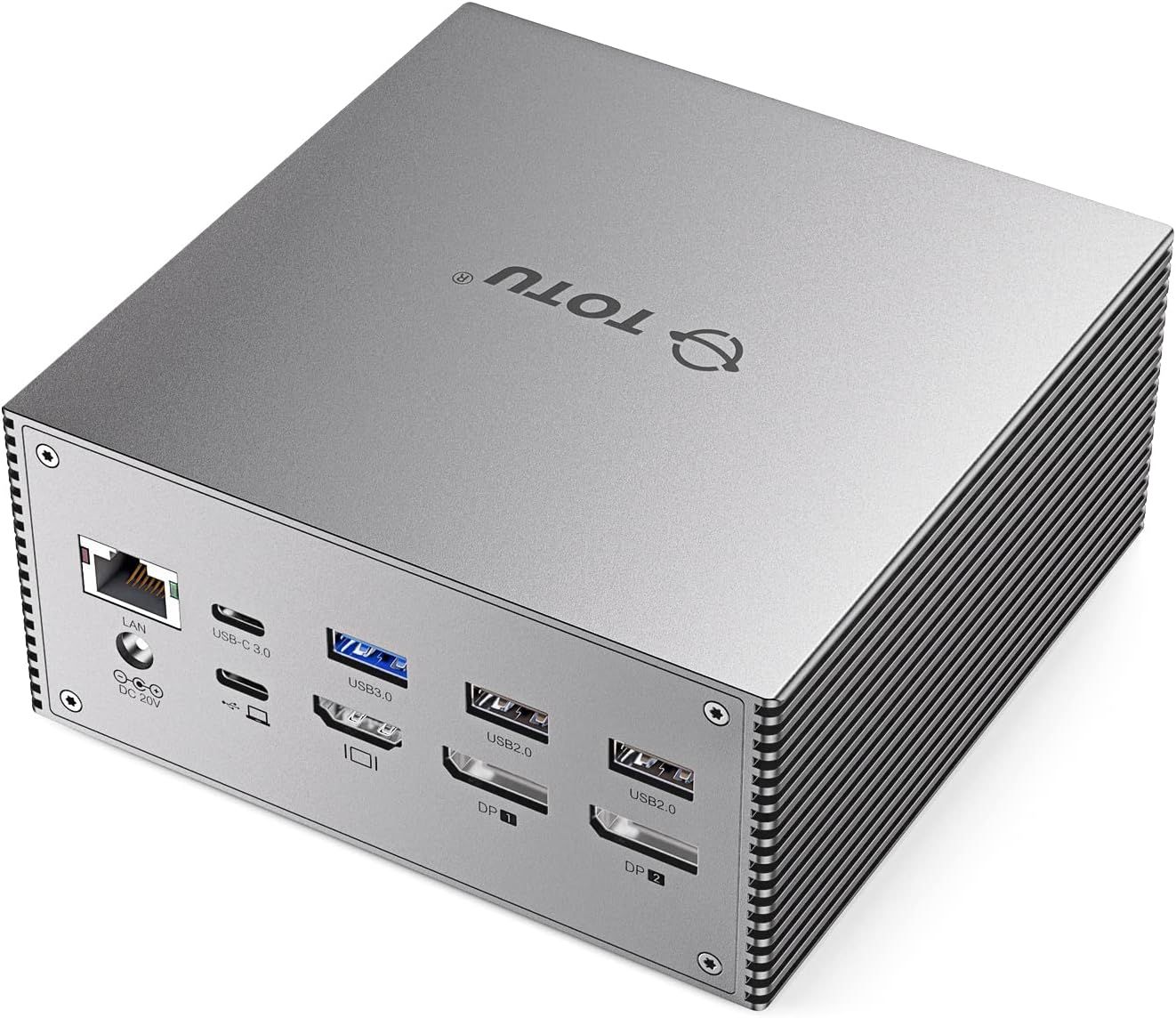 TOTU Universal USB-C 4K Triple Display Docking Station - Space Grey by TOTU - Refurbished - Very Good condition - US$59.70