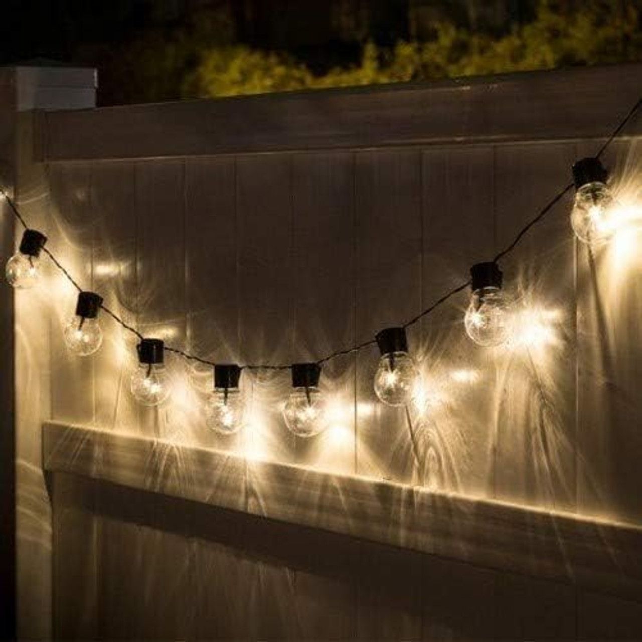 Touch Of ECO 12.5ft Solar Patio Bulb String Lights Nitebulbs - Warm White by Touch Of ECO - Image 3