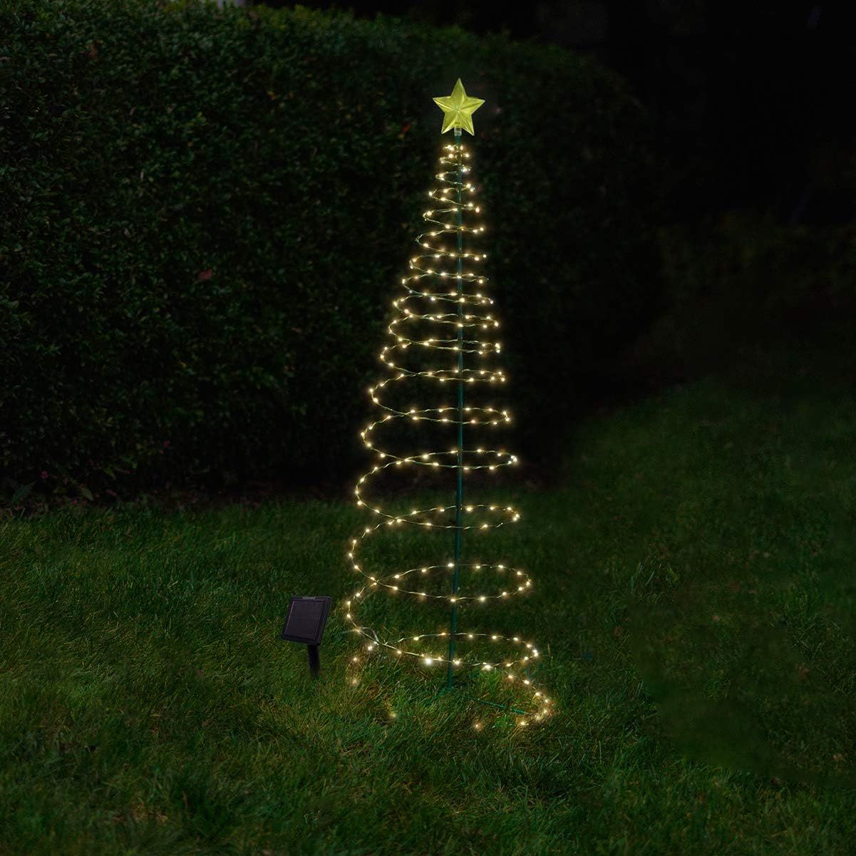 Touch of Eco Merrylite Solar LED Metal Christmas Tree Decoration - Warm White by Touch of Eco - Image 3