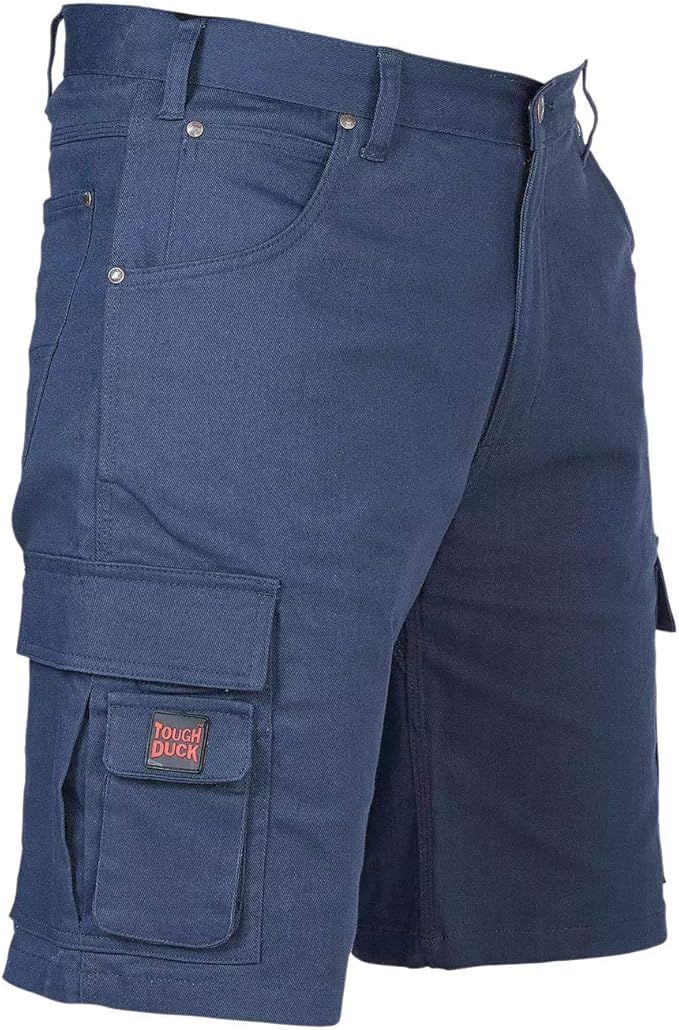 Tough Duck Men's Stretch Twill Cargo Work Short 38 - Navy by Tough Duck - Refurbished - Brand New condition - US$64.46