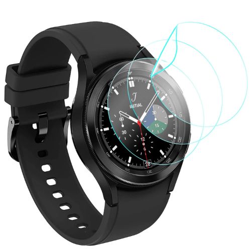 Tough On 3 Pack Easy Flex Screen Protector for Galaxy Watch 4 Classic 46mm - Clear by Tough On - Refurbished - Very Good condition - US$162.49