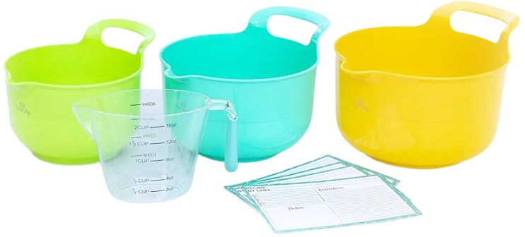 Tovla Jr. Cooking and Baking Mixing Bowl and Pitcher Set for Kids - Multicolor by Tovla Jr. - Image 2