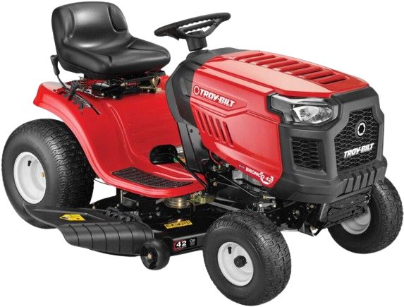 Troy-Bilt 13A878BSA23 Bronco 42 Riding Lawn Mower 42" - Red by Troy-Bilt - Refurbished - Very Good condition - US$2051.41